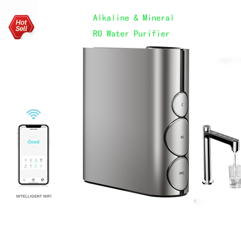 IMRITA Tankless 800 GPD Filtr wody alkaliczna Woda mineralna Odwrotna osmoza System RO Oczyszczacz wody do użytku domowego